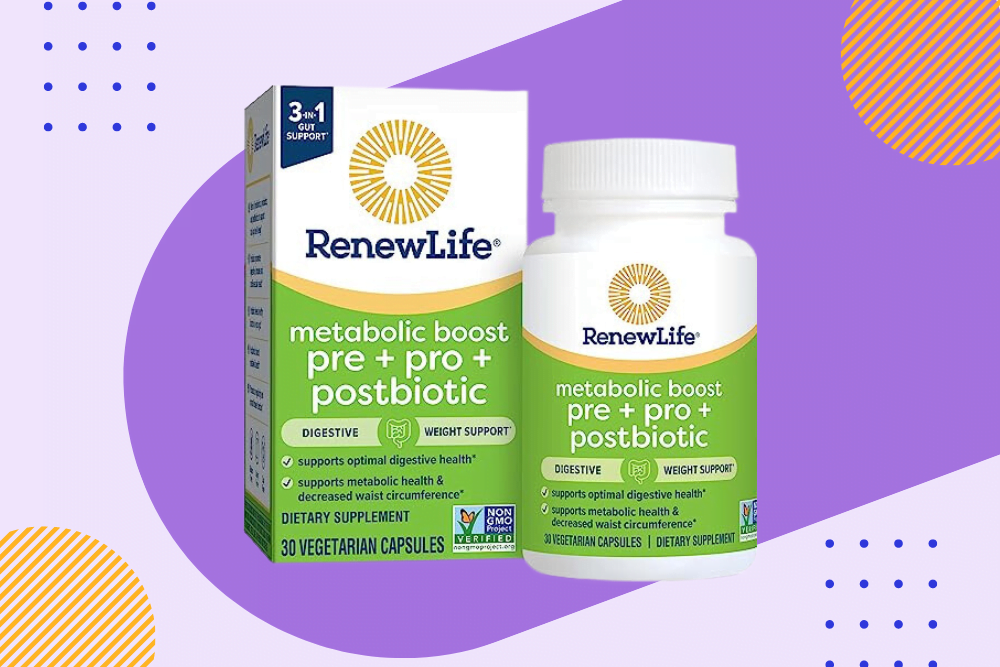 Renew Life Metabolic Boost Pre + Pro + Postbiotic